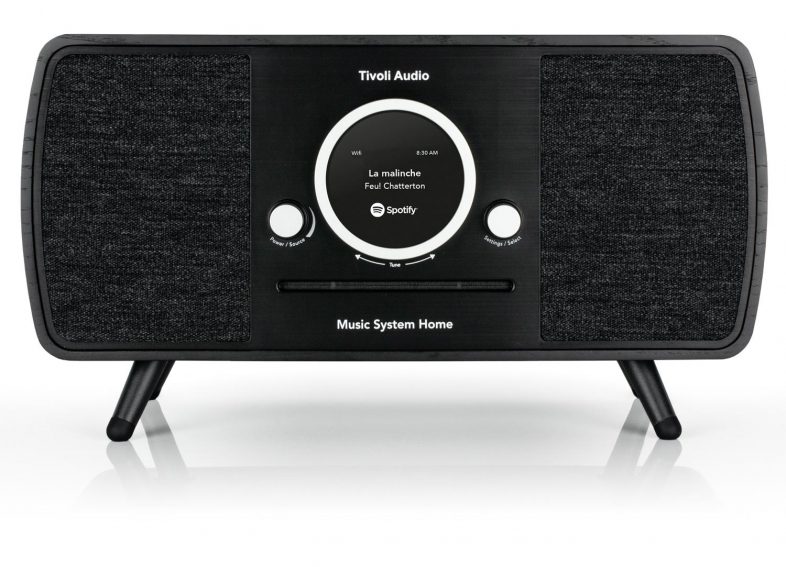 Tivoli Audio music system plus i sort front