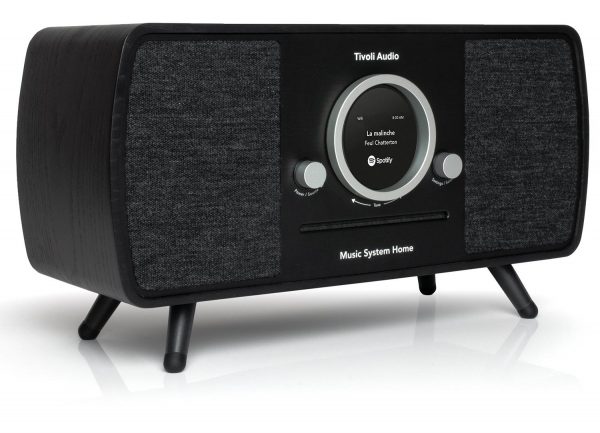 Tivoli Audio music system plus i sort fra siden