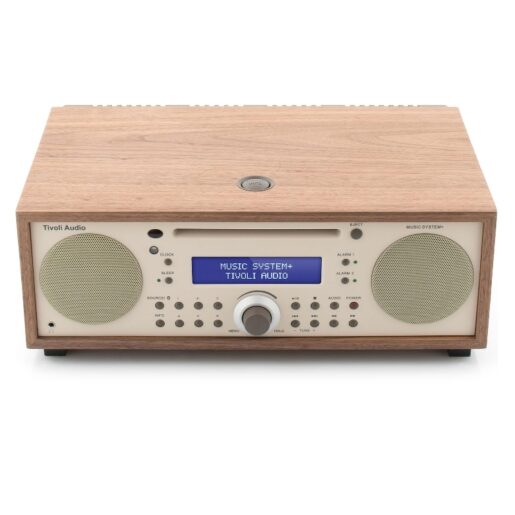 Tivoli Audio music system plus walnut beige fra toppen